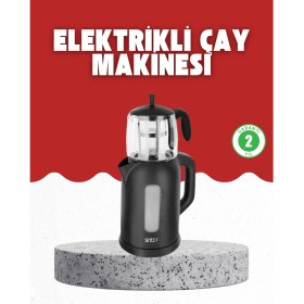 Resim Hayat Store Sıcak Tutma Özellikli 2’si 1 Arada Çay Makinesi ve Su Isıtıcı - Lisinya 