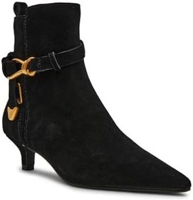 Resim Steve Madden Roller Black Suede Topuklu Bot, 5003318785 