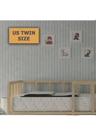 Resim Markaawm Markaawm Montessori Çocuk Yatak Doğal Çam Karyola Selen 