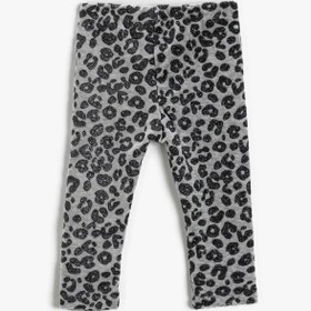 Resim Kız Bebek Leopar Desenli Tayt 