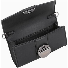 Resim Buffalo Clutch Curve Night Baguette Çanta, Siyah 