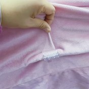 Resim 10 Adet Şeffaf Kaymaz Levha Klipsi/Şarj Kablosu Depolama, vb. - Tekrar Kullanılabilir, İğne Olmadan, Görünmez ve İşaretli Olmadan, Güvenli Yatak ve Depolama İçin Çok Fonksiyonlu, Güvenli Polipropilen (PP) Malzemeden Yapılmıştır, Elde Yıkanmalıdır 