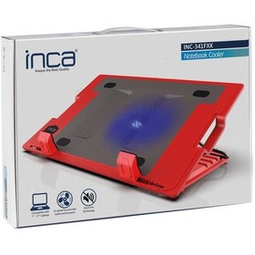 Resim Inca Inc 341Fxk Ergonomik Usb Sessiz Notebook Stand Sogutucu 
