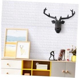 Resim 3D Tuğla Desenli Kendinden Yapışkanlı Duvar Paneli 58X38 cm 