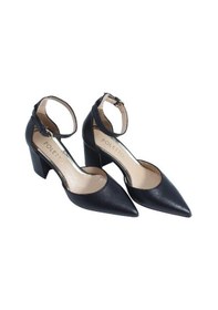 Resim Poletto Hakiki Deri Sıyah-altın Ayakkabı Stiletto 9839 60 V2-2421 Siyah 