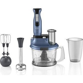 Resim Arzum Mavi Hestia AR1104 Çok Fonksiyonlu Blender Seti 1500W Güçlü Performans ve Kullanım Kolaylığı 