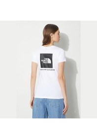 Resim Beyaz The North Face Kadın T-shirt Ss Box Nse Slitee Nf0a87nmfn41 Beyaz 