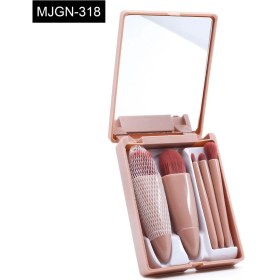 Resim Aynalı Makyaj Fırça Seti 