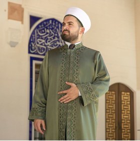 Resim İkranur Ayasofya İmam Cübbesi Yeşil 