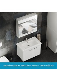 Resim Turkuaz Seramik VB015M22U003Y01 Frame Lavabo 80 x 45 CM Beyaz 