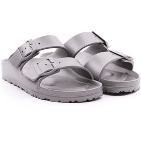 Resim natural world Erkek Terlik 7051-774 BIOS EVA SANDALIA 2 HEBILLAS Natural World Antracita 