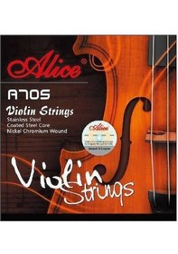 Resim Alice A705 Chrome Keman Takım Tel 