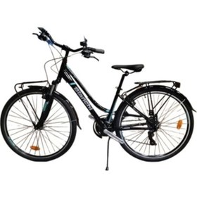 Resim Bianchi Travel 505 V Fren 21 Vites 28 Jant Şehir Bisikleti Siyah Turkuaz 4 