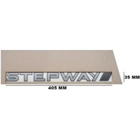 Resim Dacia Uyumlu Stepway Yapıştırma Yazı Sol Kapı 