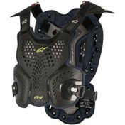 Resim Alpinestars A-1 Göğüs Ve Sırt Koruması Siyah Sarı 