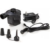 Resim Teltree Jh-618c-x Ev Ve Araç İçin Çift Kullanımlı Elektrikli Hava Pompası - 3 Fişli Uç, Hızlı Şişirme, Yatak Havuz Kürek Vb. İçin 12v/220v 