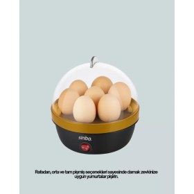 Resim Otomatik Kapanma Özellikli Yumurta Pişirme Makinesi 7 Kapasiteli Midastech 