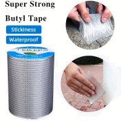 Resim Ağır Hizmet Tipi Butil Conta Bandı, 15CM/5.895in x 5M/16.4ft, Endüstriyel Sınıf Su Geçirmez Yalıtım Bant – Metal Borular ve RV’lerde Pencere, Tekne & Çatılar için Kaça Onarım İşlemleri İçin Isı Şart Değildir 