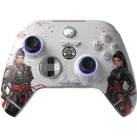 Resim Gamepower Force RGB Kablosuz Beyaz Gamepad (2.4G, Bluetooth,Kablolu) (PC Uyumlu) 