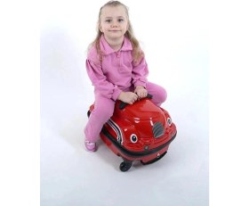 Resim Nishev.com Evini Sev Nishev Kırmızı 360° Dönebilen Abs Çocuk Valizi - Hafif ve Dayanıklı 