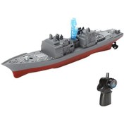 Resim 2.4g Uzaktan Kumandalı Tekne Su Geçirmez Yüksek Hızlı Simülasyon Gemisi Savaş Gemisi Modeli Şarj Edilebilir Mini Savaş Gemisi Oyuncak Erkek Çocuklar İçin Hediye Stil B 