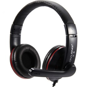 Resim MIIQ2 Ovleng X5 Pc Üzerinden Kulak Üstü Kulaklık 3.5mm Güçlü Bas Stereo Kulaklık Kulaklık 