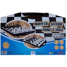 Resim Ca Games Manyetik Satranç&dama&tavla Oyun Seti 