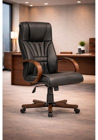 Resim Imperıal Premium Yönetici Ofis Ve Büro Koltuğu Anatomik Tasarım Lüks Oturum Konforu Siyah 