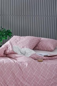 Resim Glimmer Easy Cotton Tek King Size Nevresim Takımı - Gül Kurusu 