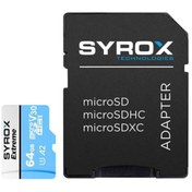 Resim Syrox 64 Gb Micro Sd Hafıza Kartı - Syx-Mc64 