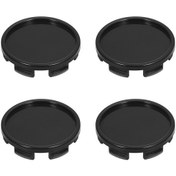 Resim Samdoo 4 Adet Evrensel Abs Jant Kapak Kapağı - 55mm Çap, Gümüş/siyah Seçenekli 