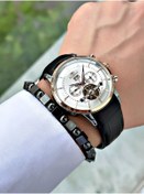 Resim Bentini Erkek Kol Saati – Otomatik Mekanizma, Takvimli, Deri Kordon, Su Geçirmez, 2 Yıl Garantili, Klipsli 