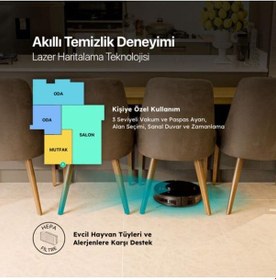 Resim Ttec Navi Laseriq Akıllı Robot Süpürge (Teşhir) 