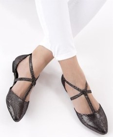 Resim Fox Shoes Platin Kadın Babet D726537307 