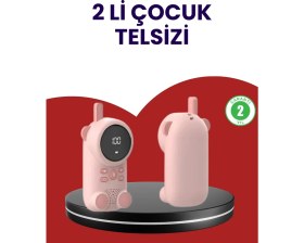 Resim Uzun Menzilli Bebek Telsizi - Vox Modlu, Renkli LCD Ekranlı Nemere 