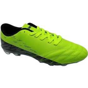 Resim Jump 28221 Erkek Neon Yeşil - Siyah Çim Krampon Futbol Ayakkabısı Yeşil 