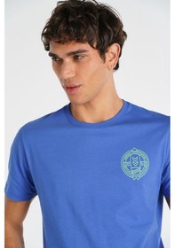 Resim Hummel Calvert Kısa Kollu Tişört 912202-7837 Mavi 
