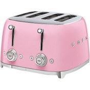 Resim Smeg TSF03PKEU 1x4 Pembe Ekmek Kızartma Makinesi 