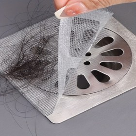 Resim 10 Adet Plastik Duş Gideri Saç Tutucu, Duş Gideri Filtresi, Banyo Küvet Gideri Tıpası, Banyo Aksesuarları 