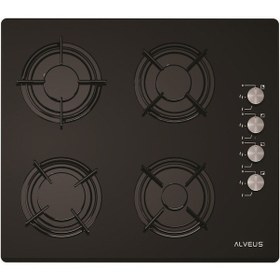 Resim Alveus Petunya ALV MFA 614 - ALV GLS 640 - ALV IBER Siyah Ankastre Set 