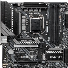 Resim MSI MAG B460M Mortar Intel B460 2933 MHz DDR4 Soket 1200 mATX Anakart 