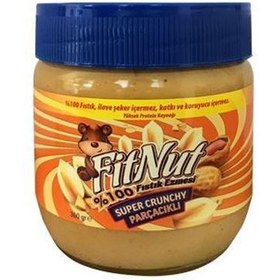 Resim FitNut Crunchy Parçacıklı Fıstık Ezmesi 360g - Doğal ve Katkısız 