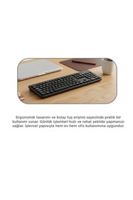 Resim Torima Kablolu Q Klavye Retro Daktilo Görünümlü TK09 