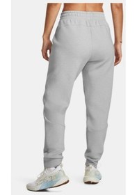 Resim Kadın Ua Unstoppable Fleece Eşofman Altı 1379846-011 Gri - Siyah 