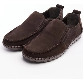 Resim Derinet Comfort Deri Bağcıksız Erkek Casual Ayakakabı 