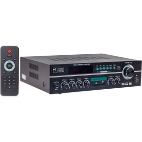 Resim Go İthalat MAGICVOICE MV-530 120 WATT USB/SD/UK BLUETOOH 3 MİK GİRİŞLİ 2 BÖLGELİ HAT TRAFOLU ANFİ (5306) 