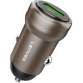 Resim Lenyes Ca61 Hızlı Şarj Özellikli Usb-a Portlu Araç Şarj Aleti 18w Gold Gold 