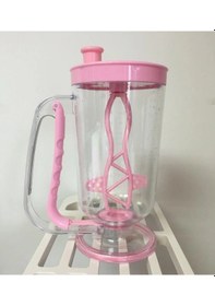 Resim Pratik Ölçekli Kolay Pankek Kek Krep Akıtma Yapma Makinesi Karıştırıcı Diğer 
