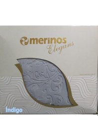 Resim Merinos Elegans Çift Kişilik Battaniye İndigo İndigo 