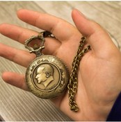 Resim hediye sandalı Zincirli Askılı Atatürk Modelli Antik Köstekli Saat 